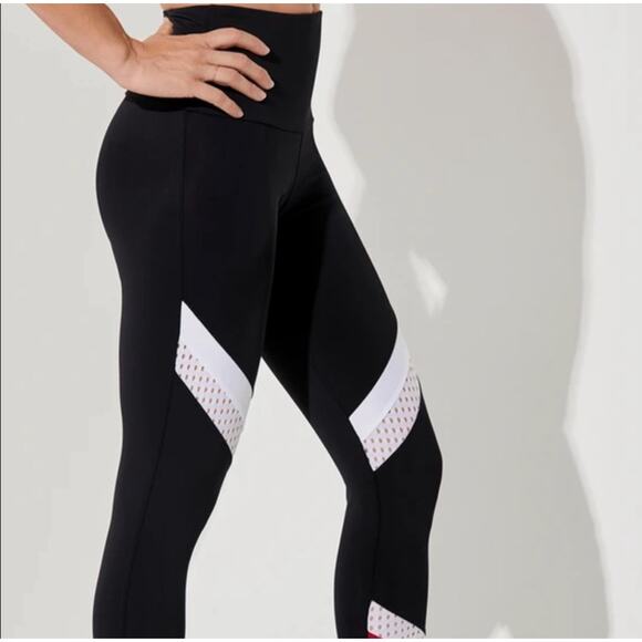 Onzie x Peloton 7/8 Colorblock Leggings small - Picture 2 of 6